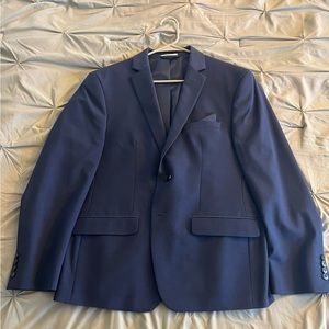 Bar III Men's Skinny Fit Stretch Jacket Only Blue 42s